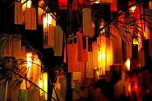 七夕飾り灯篭