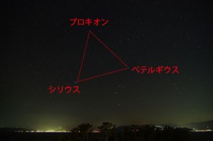 冬の三角