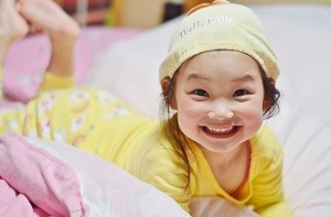 女の子寝る
